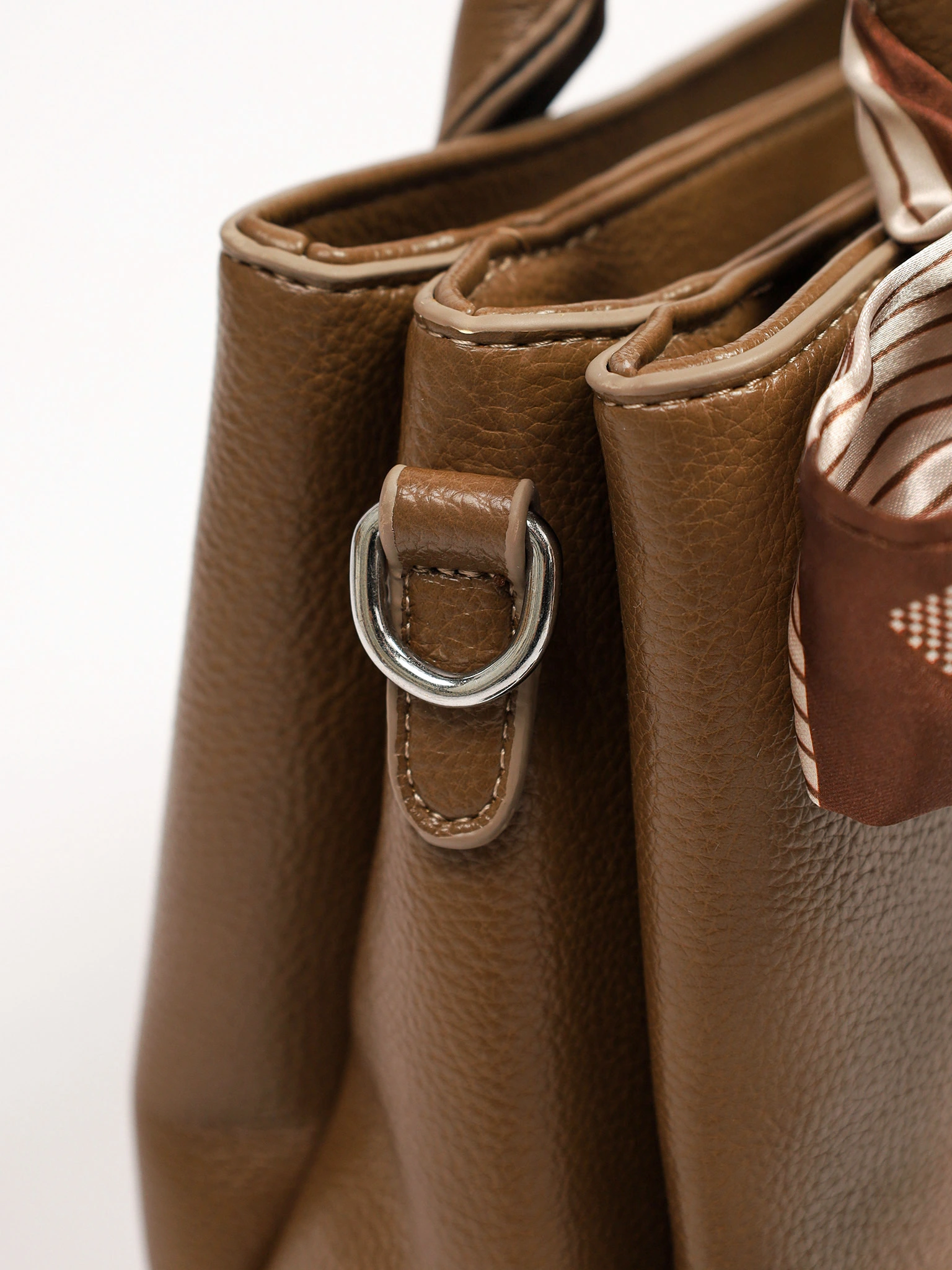 Сумка-тоут с декоративным платком в ассортименте